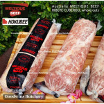 Beef RIBEYE Scotch-Fillet CubeRoll MELTIQUE meltik (wagyu alike) Australia HOKUBEE frozen STEAK 2cm 3/4" (price/pc 350g)